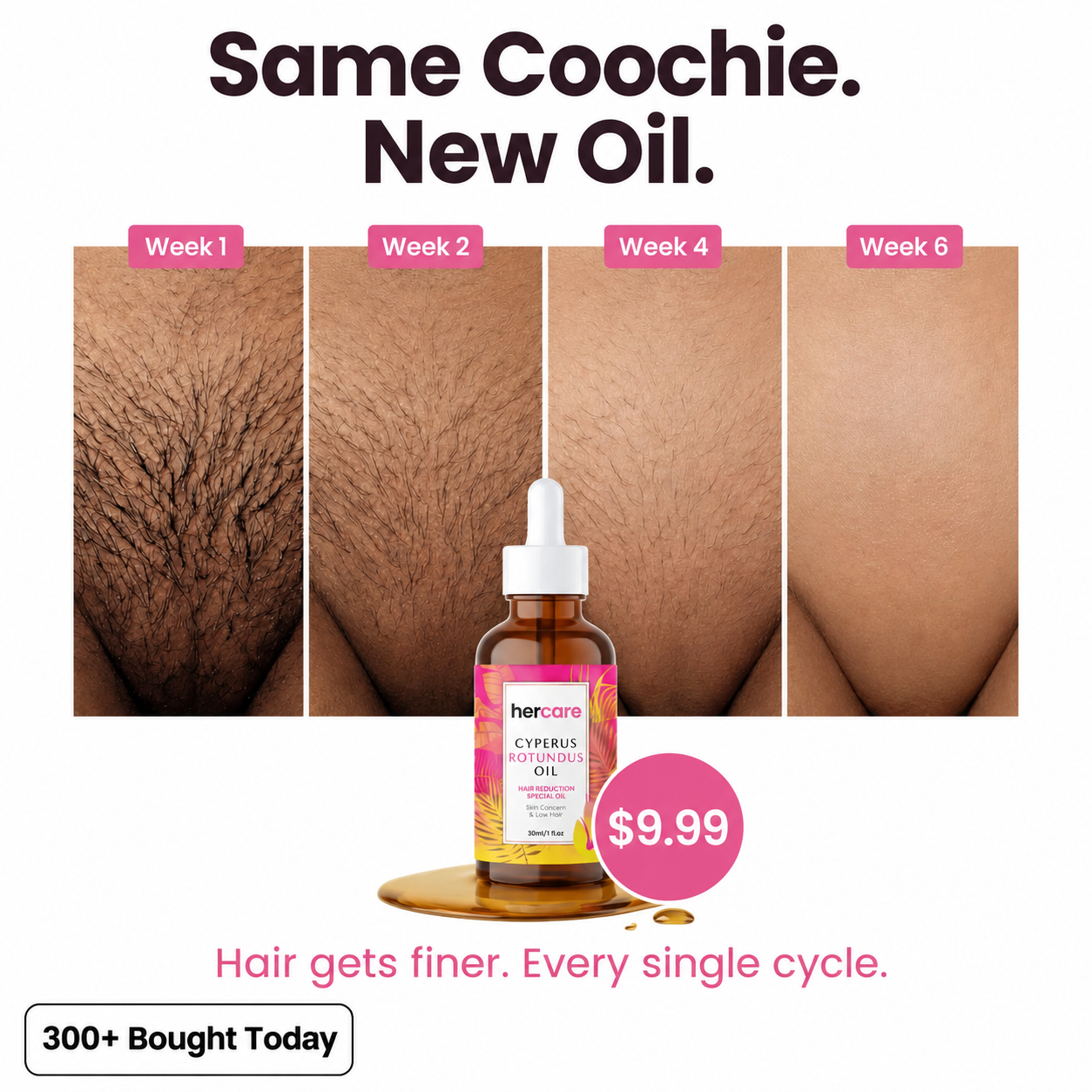 Stop Your Bikini Line, Legs, Chin & Upper Lip Hair from Growing Back, Naturally