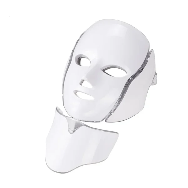 7 Colors LED Facial Mask with Neck LED Light Therapy Mask